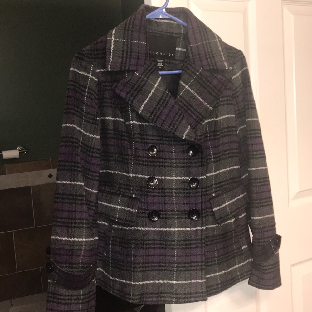 Faux Wool Peacoat